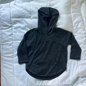 Zella girl’s grey/black activewear hoodie. Large.